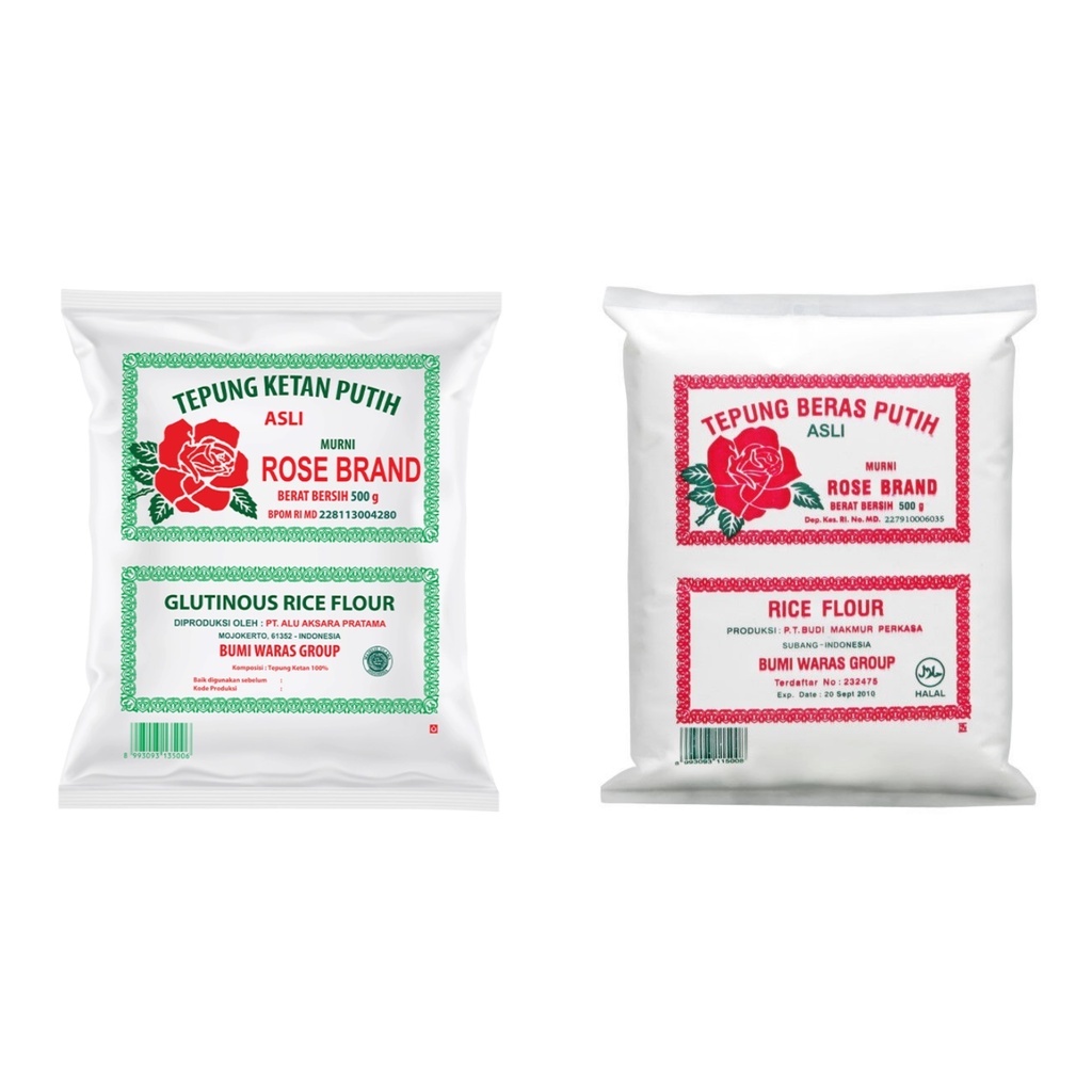 

Tepung Rose Brand 500gr (Tepung Beras/Tepung Ketan)
