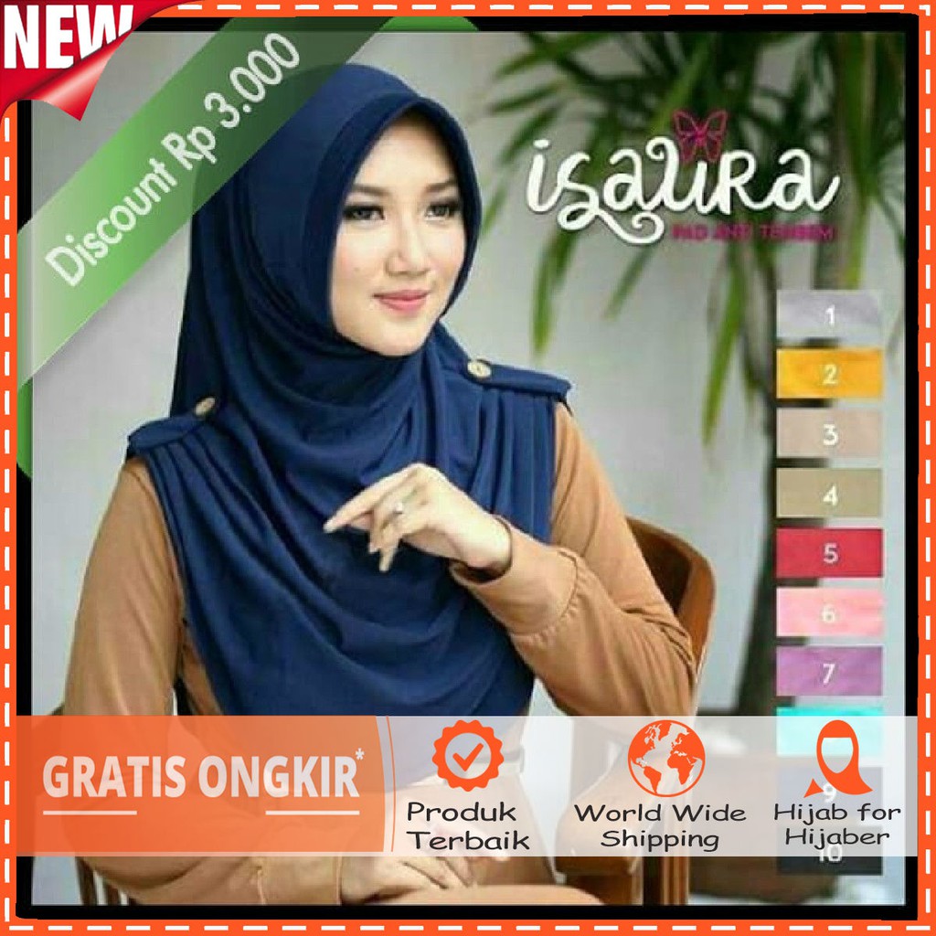 JILBAB SEGIEMPAT NEW MOONLIGHT Hijab Maxmara Fashion Wanita Hijab