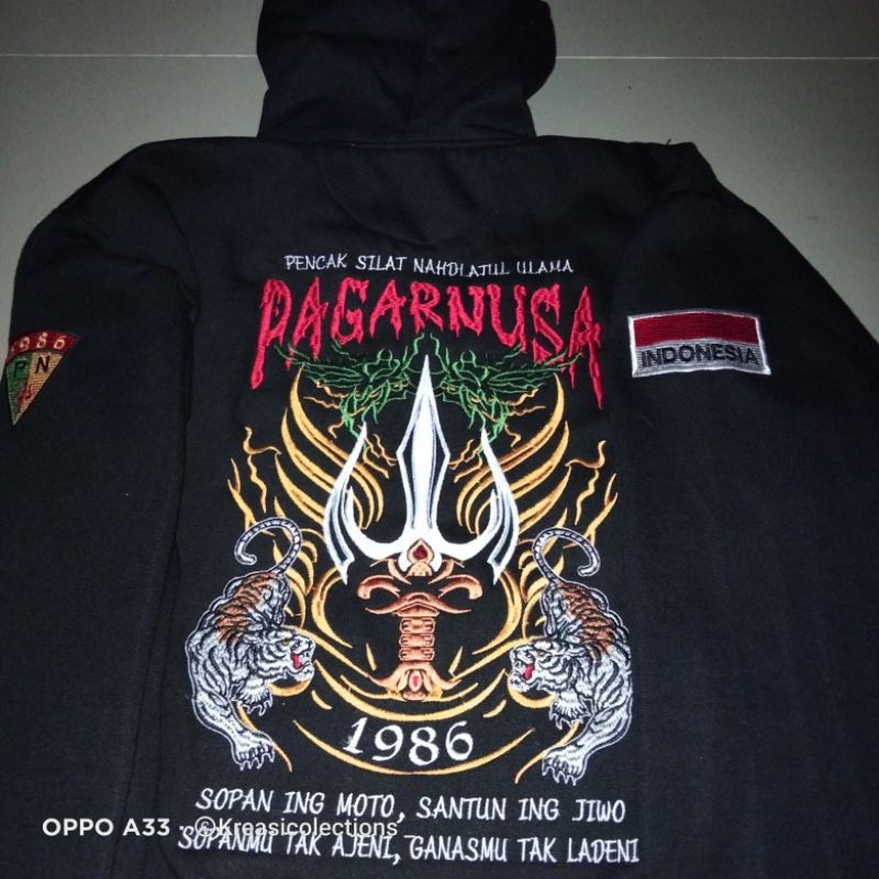 Jaket bordir pagar nusa bordir terbaru