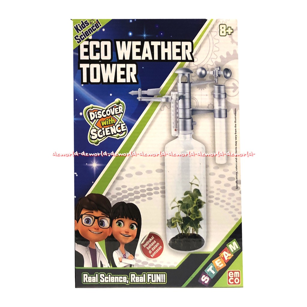 Emco Kids Science Eco Weather Tower Mainan Science Anak Membuat Menara Cuaca