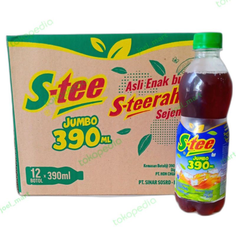 

Stee / S-tee Teh Botol PET 390ml SS91