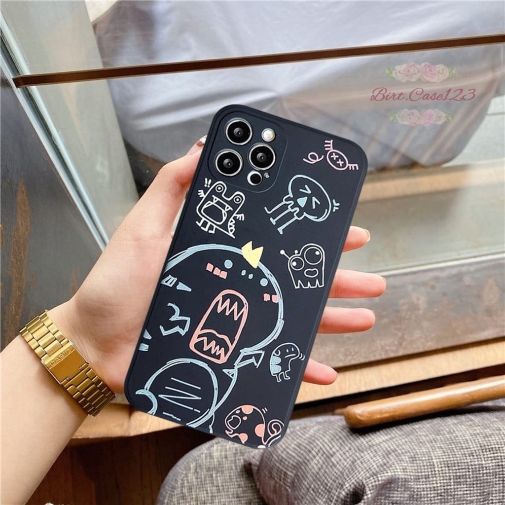 SOFTCASE MACARON PELINDUNG KAMERA CUSTOM ART MONSTER OPPO VIVO SAMSUNG REALME XIAOMI IPHONE INFINIX FOR ALL TYPE BC6627