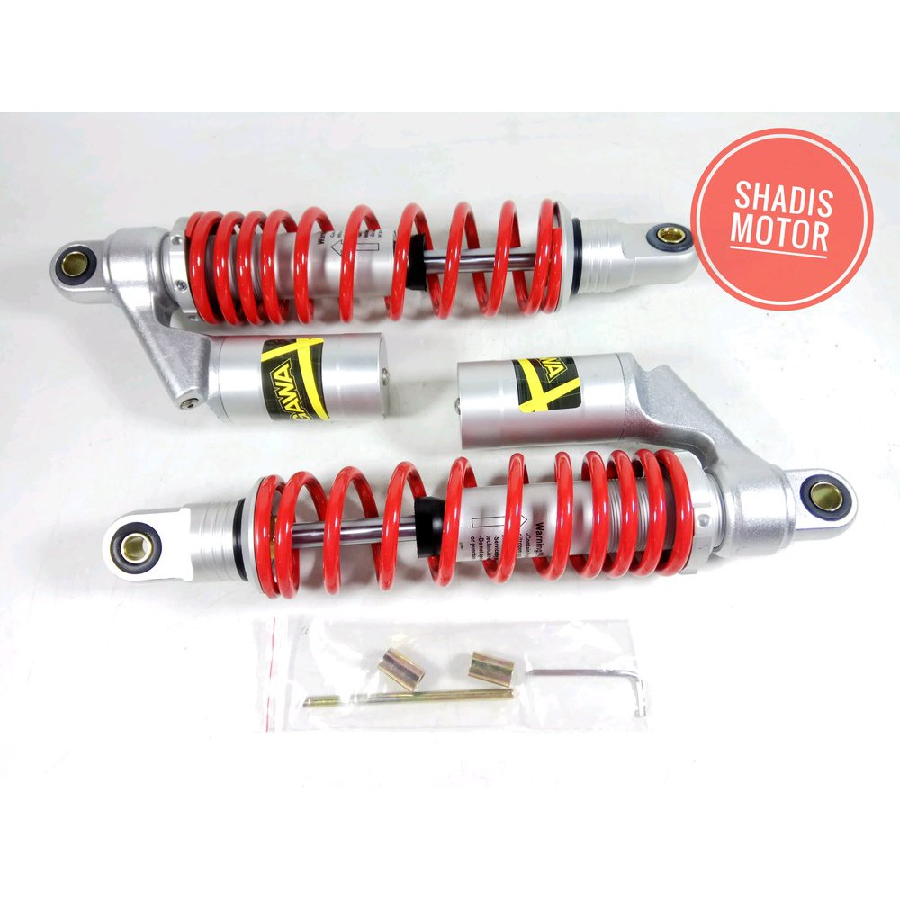 SKOK SHOCK TAKEGAWA 320 TABUNG SILVER RED  bac1255