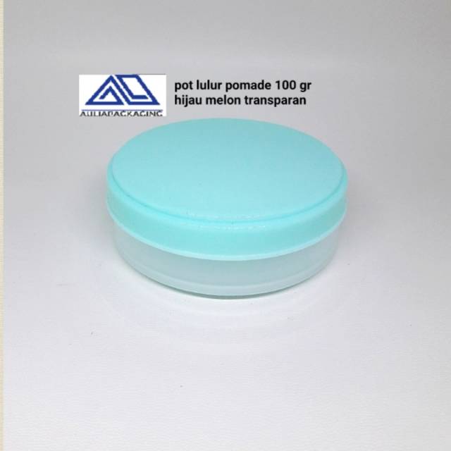 

Pot lulur pomade 100gram hijau melon transfarsn