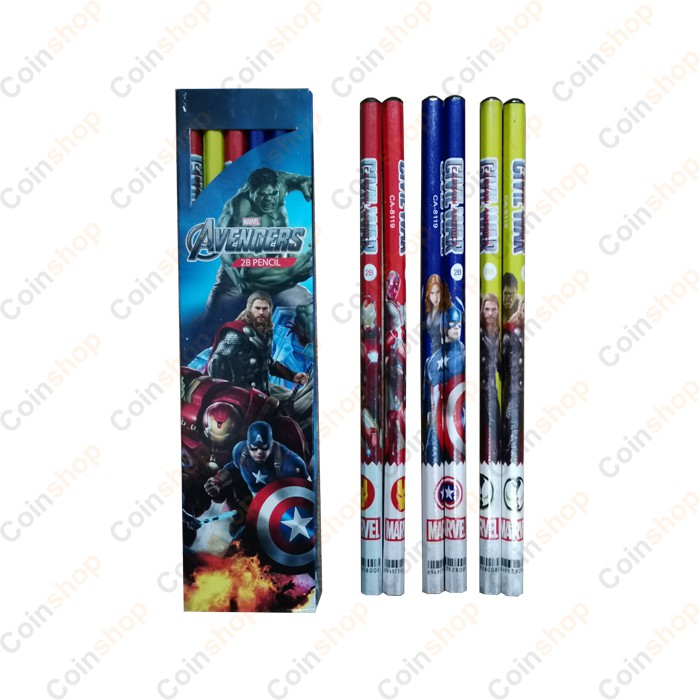 

Fancy Pensil Kayu 2B Karakter Kartun Per Lusin