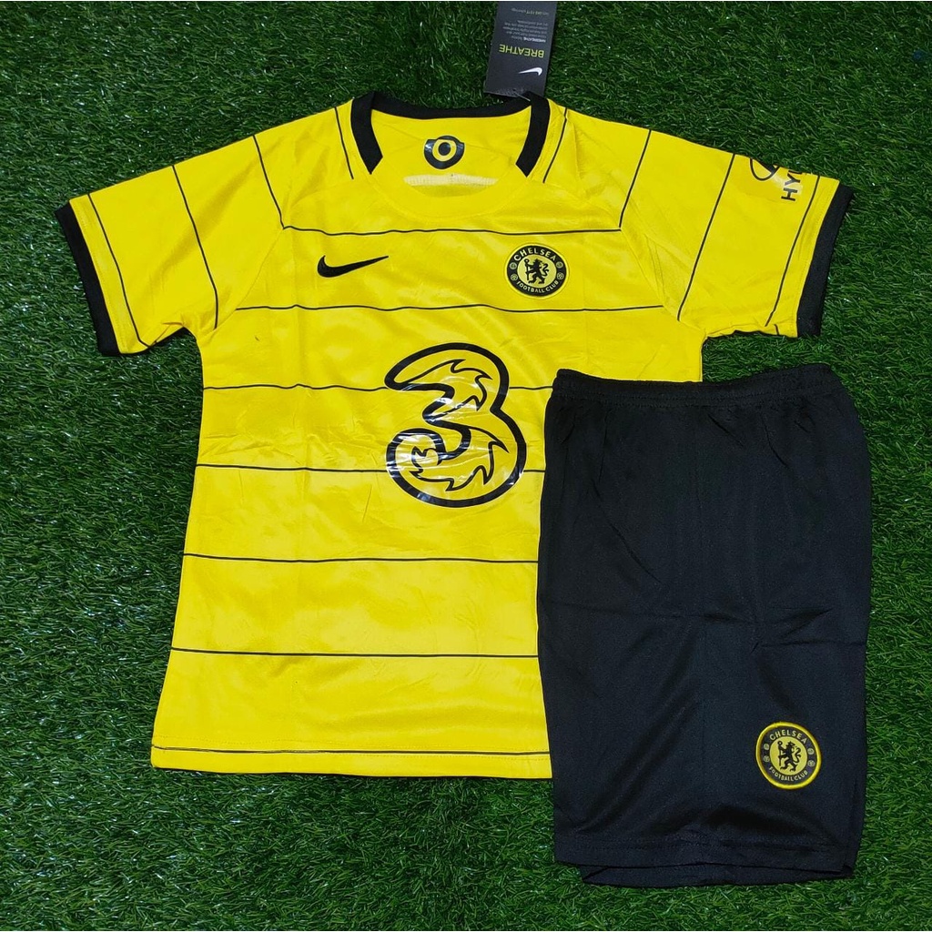 JERSEY BOLA JERSEY KIDS/ANAK CHELSEA AWAY 2021/2022 GRADEORI HIGHQUALITY IMPORT THAILAND BAJU BOLA A