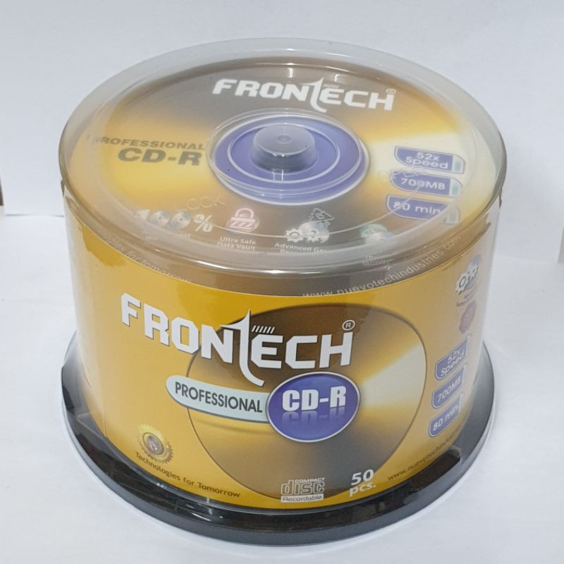 CD-R 52X FRONTECH TABUNG ISI 50 KEPING