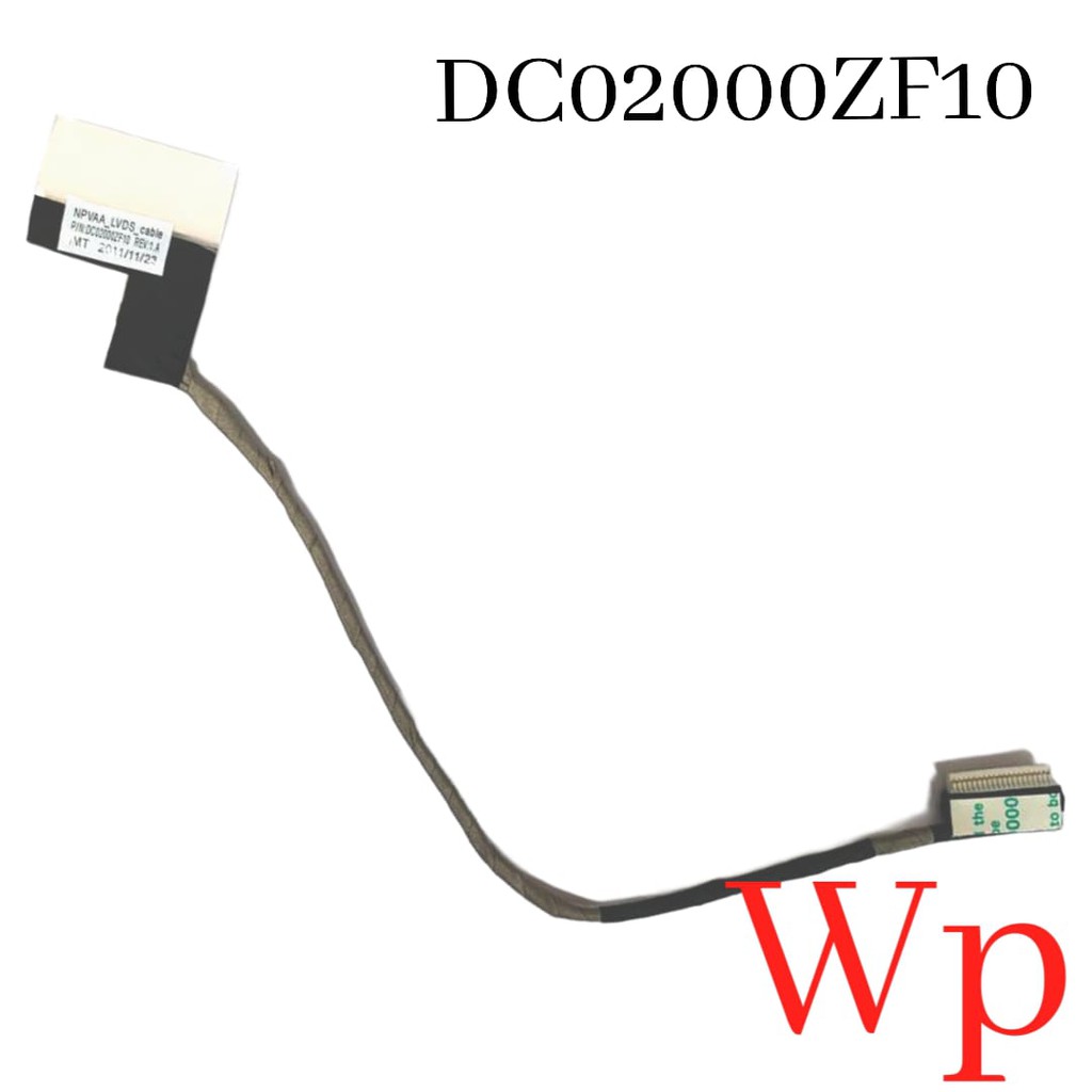 Kabel Flexible LCD LED Laptop Toshiba NB300 NB301 NB303 NB305 DC02000ZF10