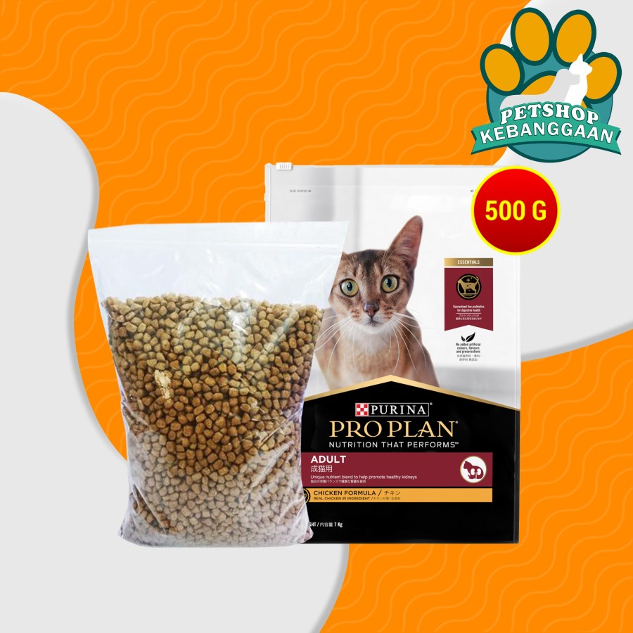 Makanan Kucing Pro Plan Repack 500 gram