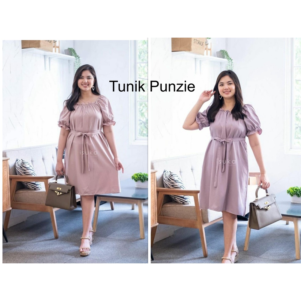 NEDA TUNIK  - TUNIK RAYON VASCOSE POLOS (BISA COD) / TUNIK PUNZIE CASIE KAMILLA