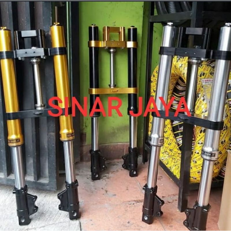 upside down byson vixion scorpio gl tiger c150r cb klx megapro cb dll