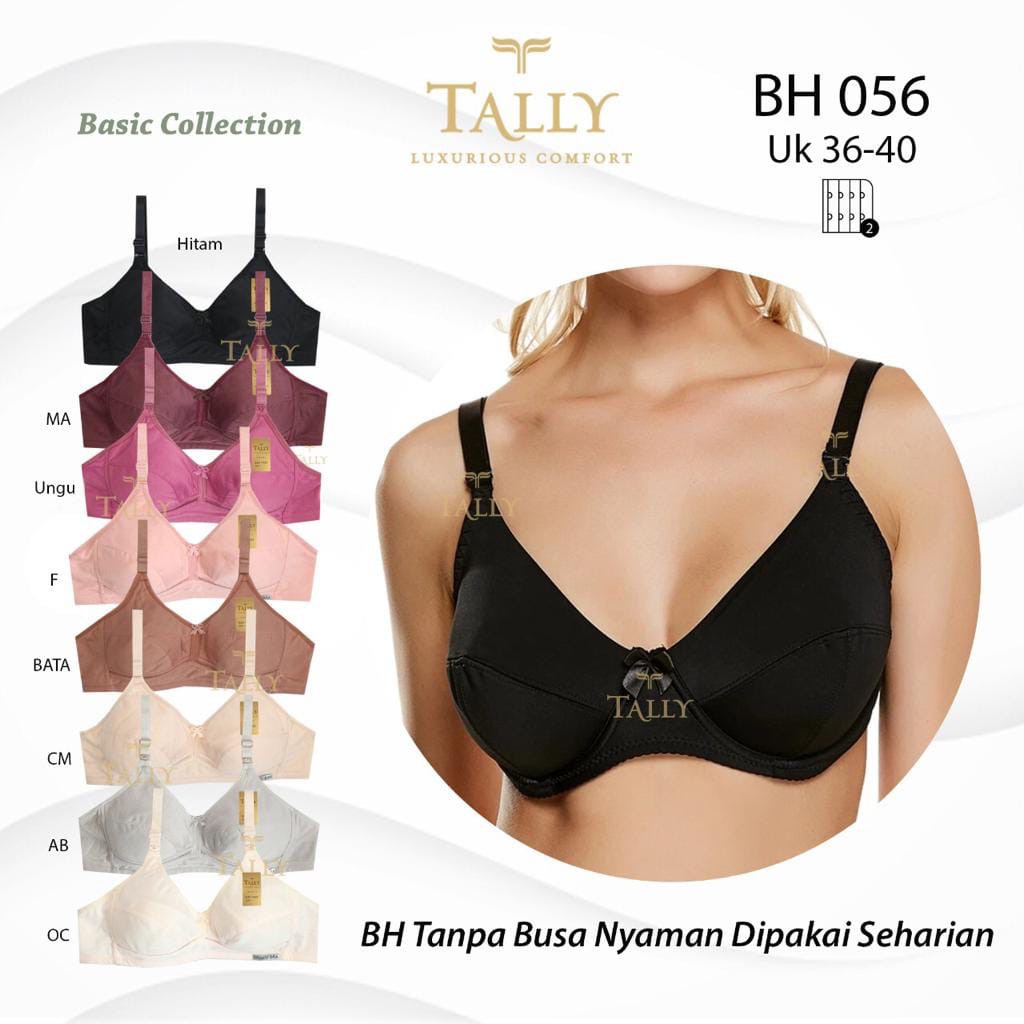 Bh Sport Bra Tally 056 (Cup B) Katun | Tanpa Busa Tanpa Kawat |kj