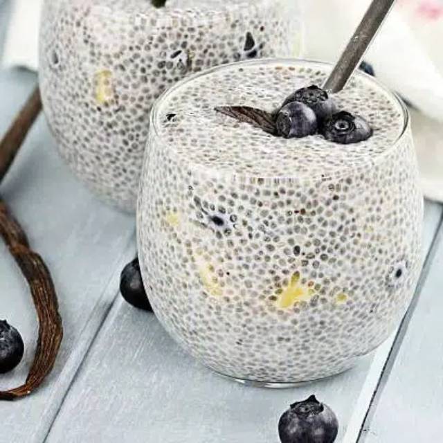 Black Chia Seed Biji Chia Superfood Bahan Tambahan Pangan Kesehatan