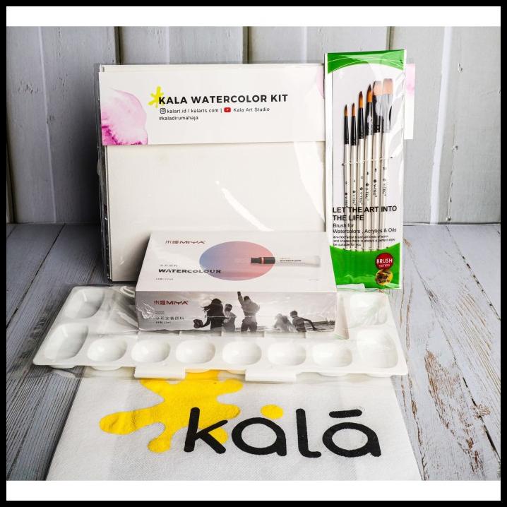 

Kala Water Color Starter Pack (Set Alat Lukis Cat Air)
