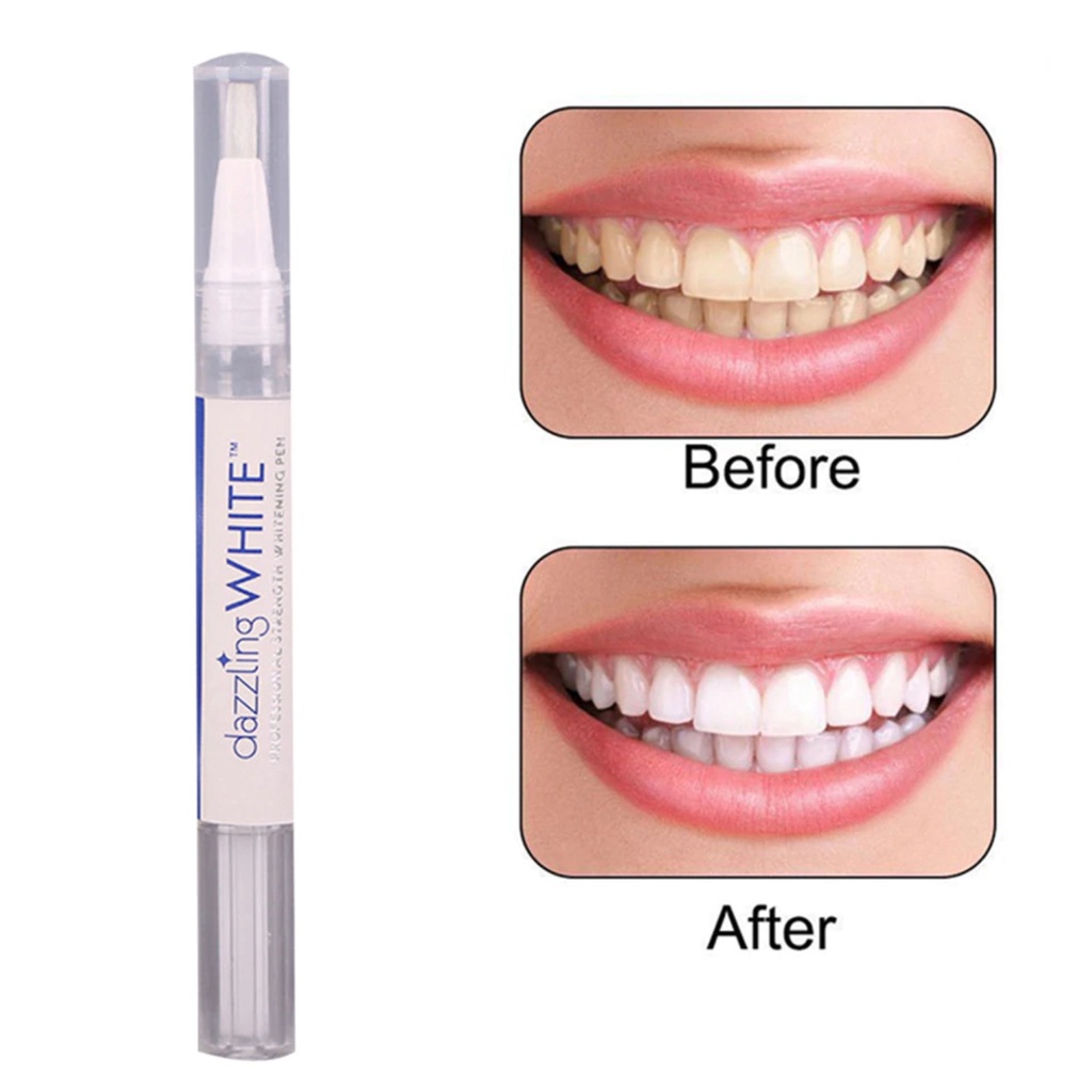 SHINE STAR - Dazzling White Pen Original - Pemutih Gigi Kuning Permanen / Pemutih Gigi Dazzling White Instant Teeth Whitening Gel Pen