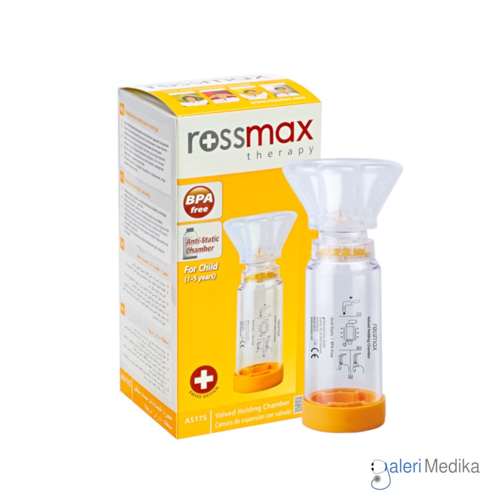 Rossmax Aerospacer AS-175 (Valved Holding Chamber) - Wadah Penghantar Obat