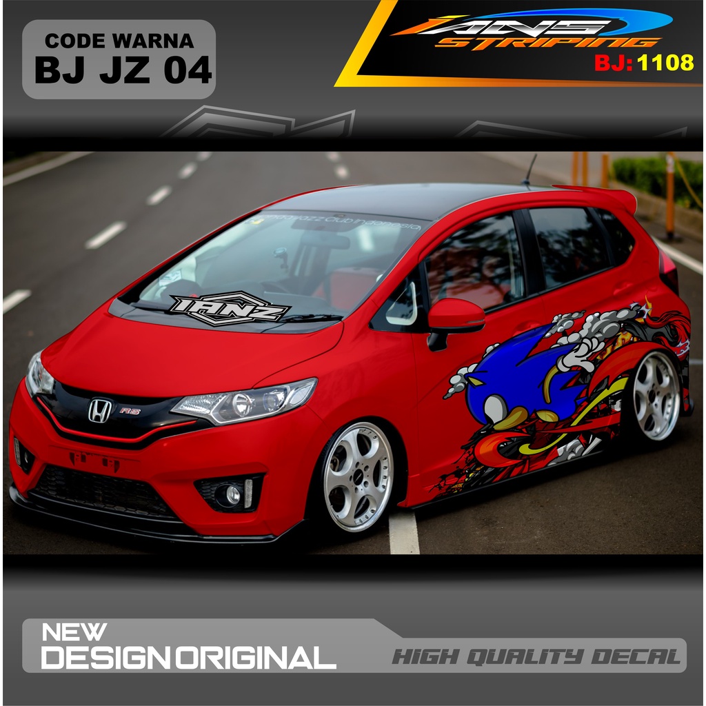 DECAL STIKER MOBIL JAZZ / STIKER MOBIL BRIO / DECAL STIKER MOBIL SWIFT / STIKER MOBIL TOYOTA / DECAL STICKER MOBIL / STIKER YARIS AYLA