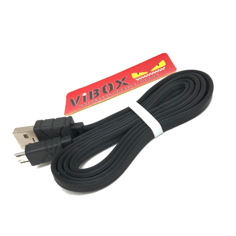 {isi 15pcs} kabel data toples cantik vibox rs-100 micro 1meter original kabel charger micro RS100 for android smartphone