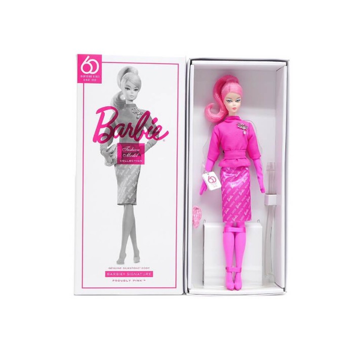 proudly pink silkstone barbie doll