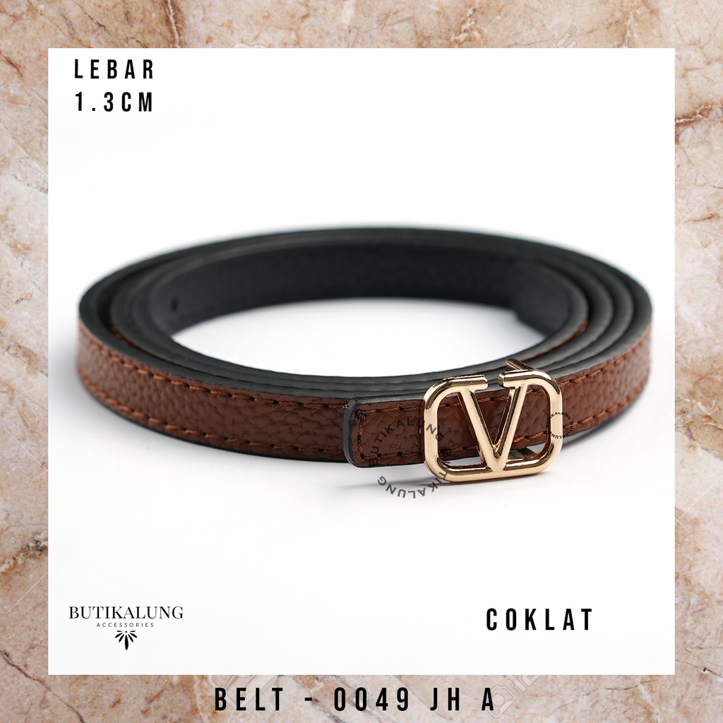 Ikat Pinggang Kulit Gesper Kulit Belt Kulit Sabuk Aksesoris Fashion Tali Pinggang Wanita BUTIKALUNG 0049JH