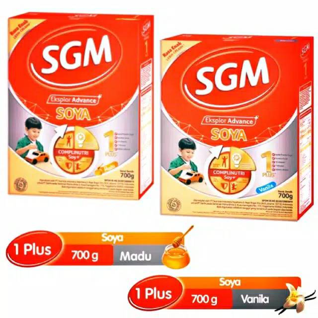 SGM Soya 1 Plus Madu/Vanila 700 gram