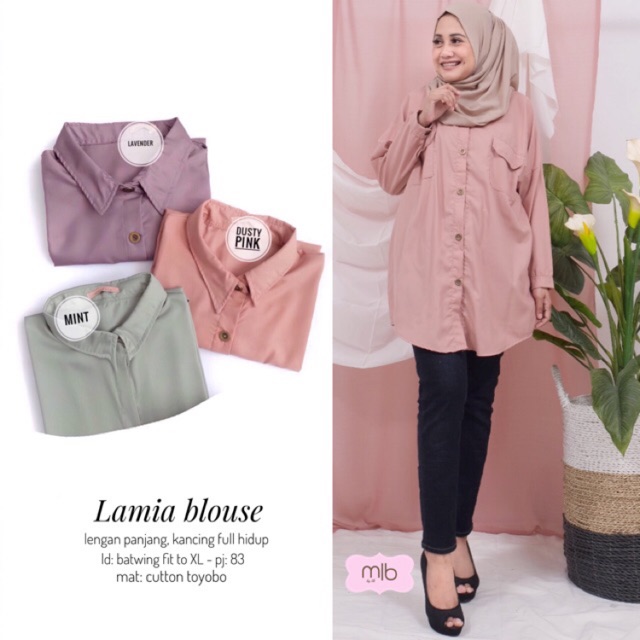 KEMEJA, MLB LAMIA blouse