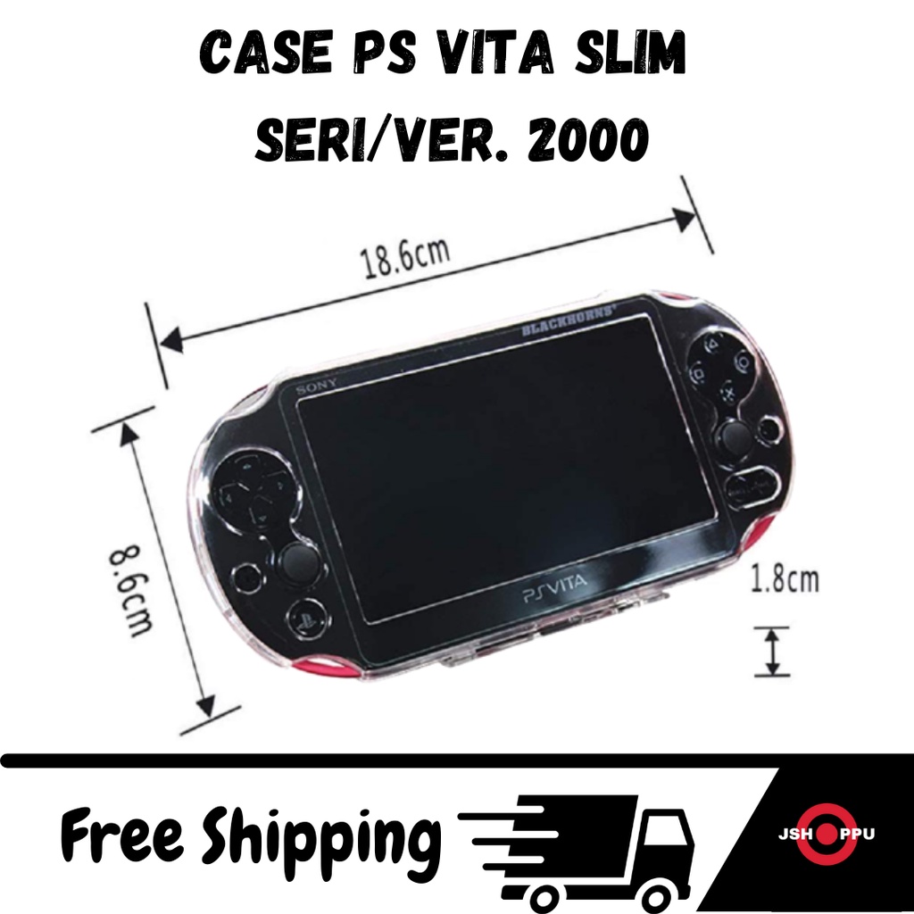 Clear Case Crystal Case Hard Case Mika Transparan Protector PS Vita Slim 2000