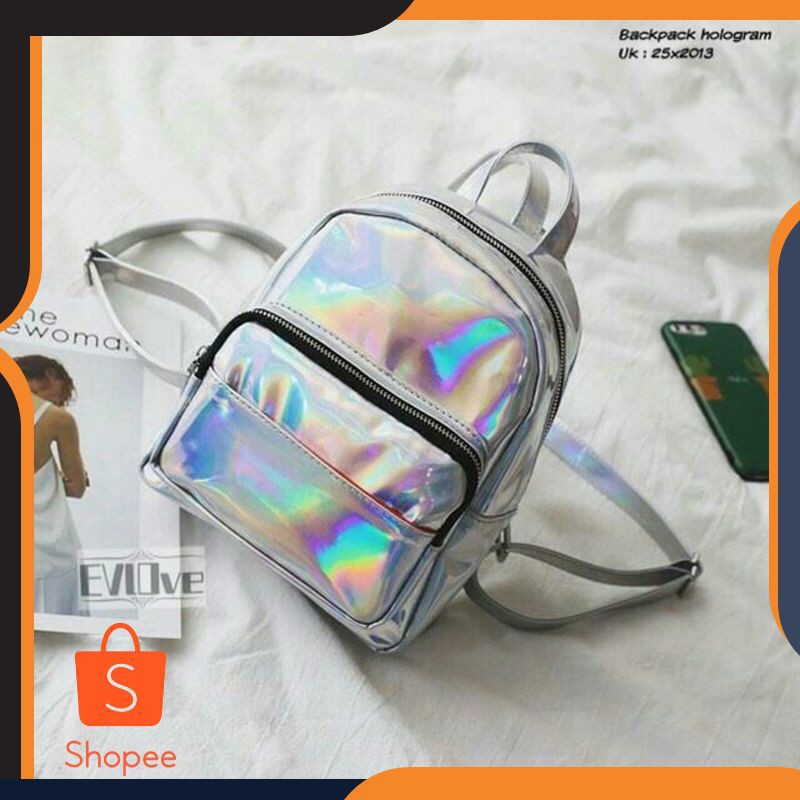 ransel mini Hologram Tas Mini Ransel Mini Backpack Hologram Murah