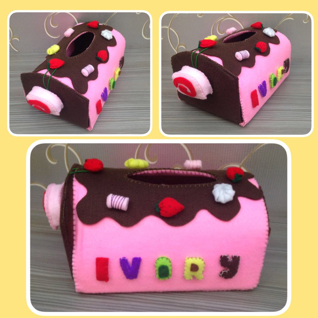 Suvenir Kotak Tisu/ Tempat tisu handmade/ Handmade Tissue box