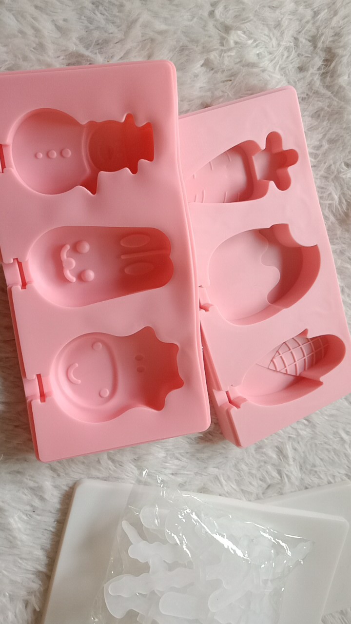 Cetakan Es Krim Silikon Stik Es Krim Cetakan Ice Cream Popsicle Cetakan Coklat Bpa Free