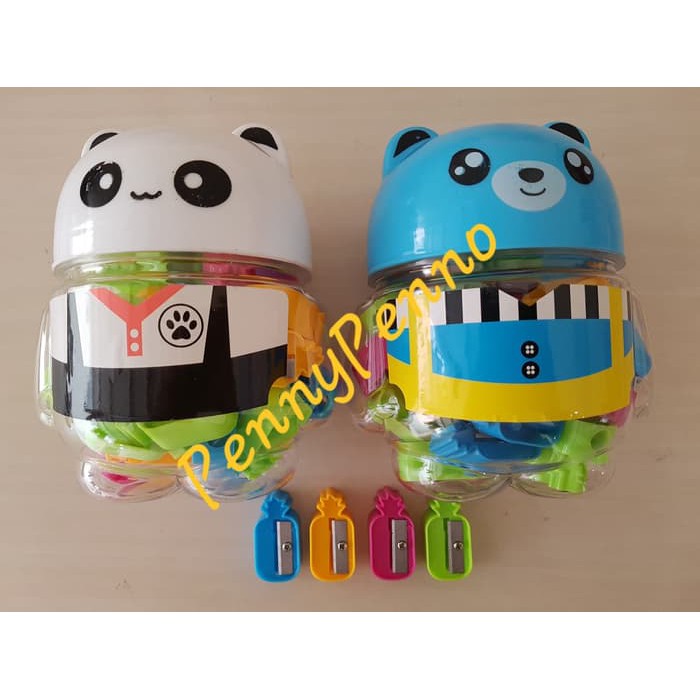 

Rautan Pensil Nanas- Apel Pertoples isi 36 Pcs &#40-toples lucu&#41-