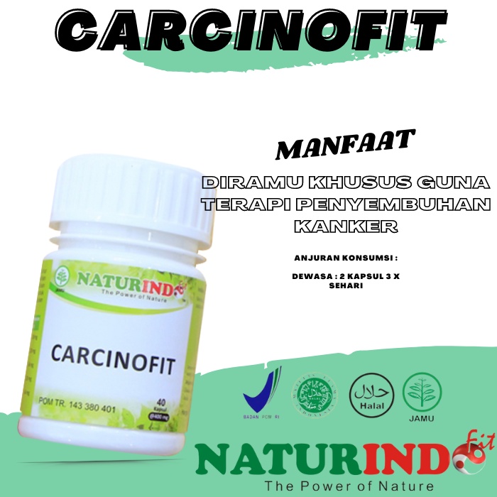Obat tumor payudara obat kanker serviks obat kanker hati Kanker Rahim Tradisional | CARCINOFIT 40 kp