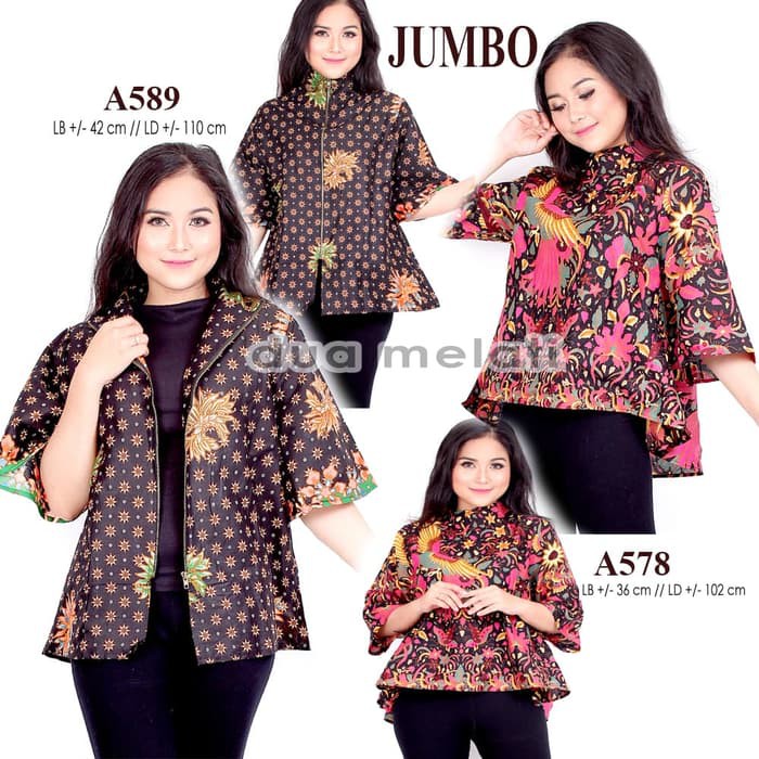 atasan batik wanita blouse batik A578