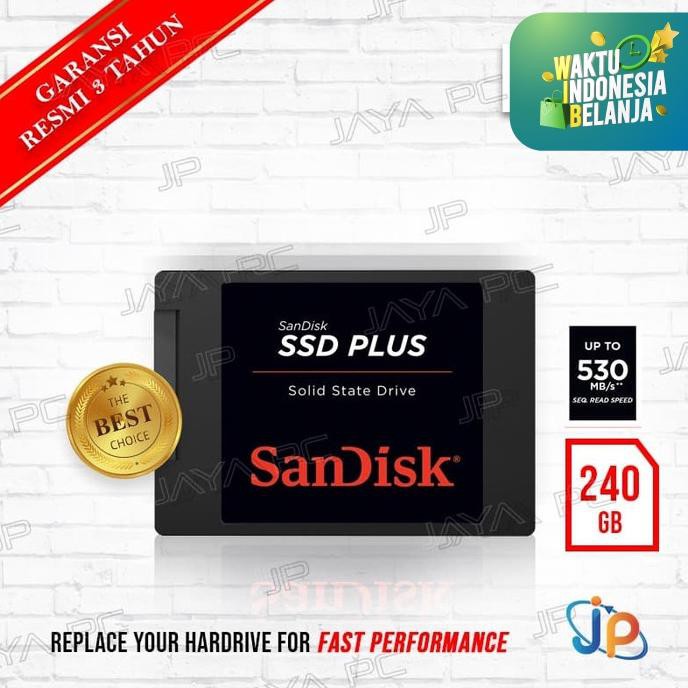 SANDISK SSD PLUS 240GB SATA 3 - SANDISK SSD 240 GB 2.5"