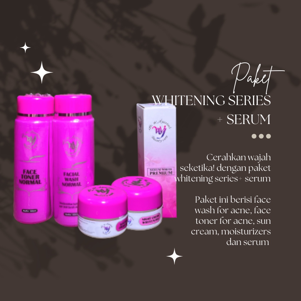 Paket Skincare Pemutih Wajah Bpom + Serum Dr. Widyarini Whitening Series Skin Care Glowing Untuk Kulit Normal BONUS Hand Sanitizer &amp; FREE Packing Bubble Wrap