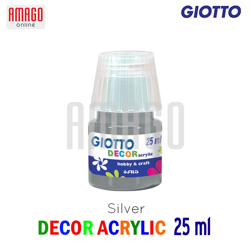 GIOTTO DECOR ACRYLIC - 25 ml - SILVER - 538150