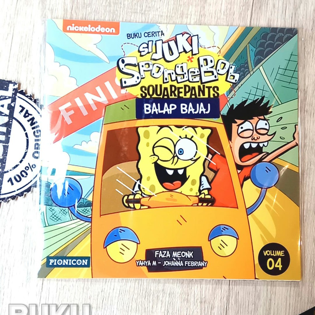 Seri Buku Cerita Si Juki Spongebob Squarepants by Faza Meonk