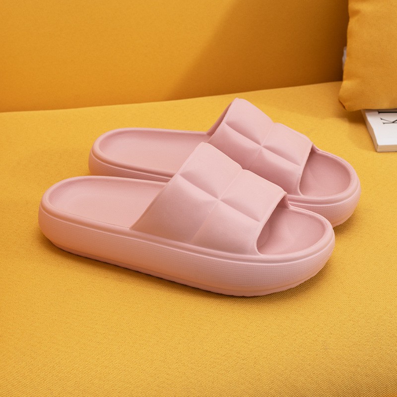 ✨✨012 SENDAL RUMAH FLIP FLOP SANDAL PREMIUM HNM UNISEX COUPLE SLIP ON ANTI SLIP / SANDAL H&M QUALITED POOL / SANDAL HM WANITA IMPOR BAHAN KARET✨✨-PINK