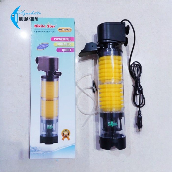 Nikita NS 2300F Internal Filter Aquarium Pompa Air Tabung Control