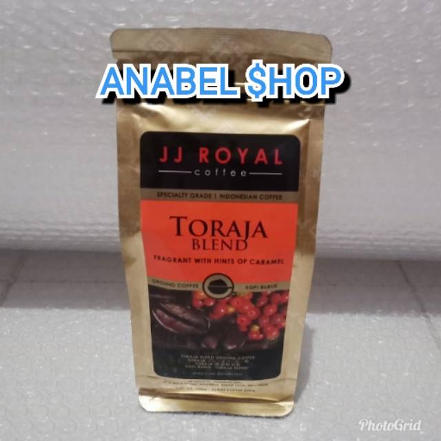 

JJ Royal Toraja Blend Ground Coffee Kopi Bubuk