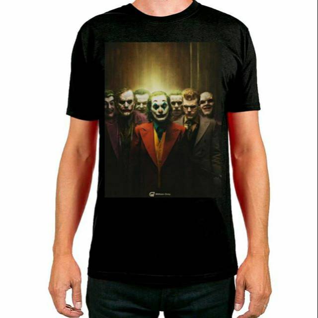 kaos superhero anime sablon printing DTG joker  kaos custom kaos sablon satuan kaos satuan kaos DTG