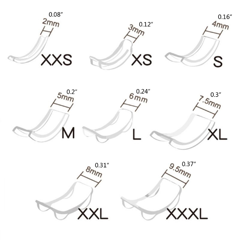 SIY  1 Set Invisible Clear Ring Size Adjuster Resizer Loose Rings Reducer Ring Sizer