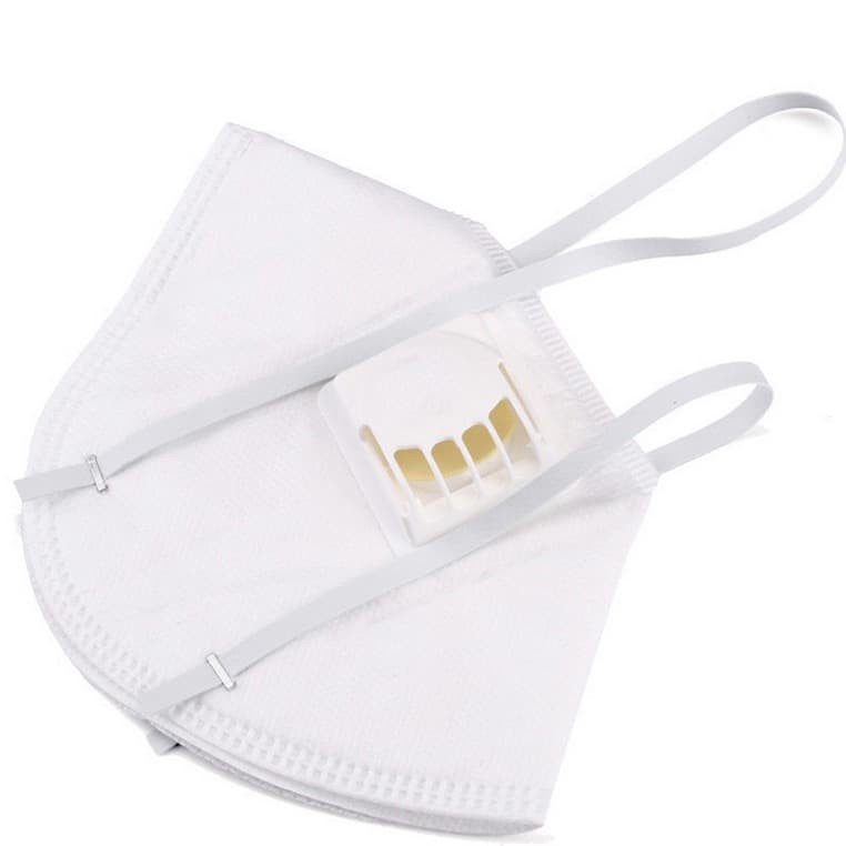 3D Masker Filter Udara Anti Polusi Respirator N95 - 9001V - White