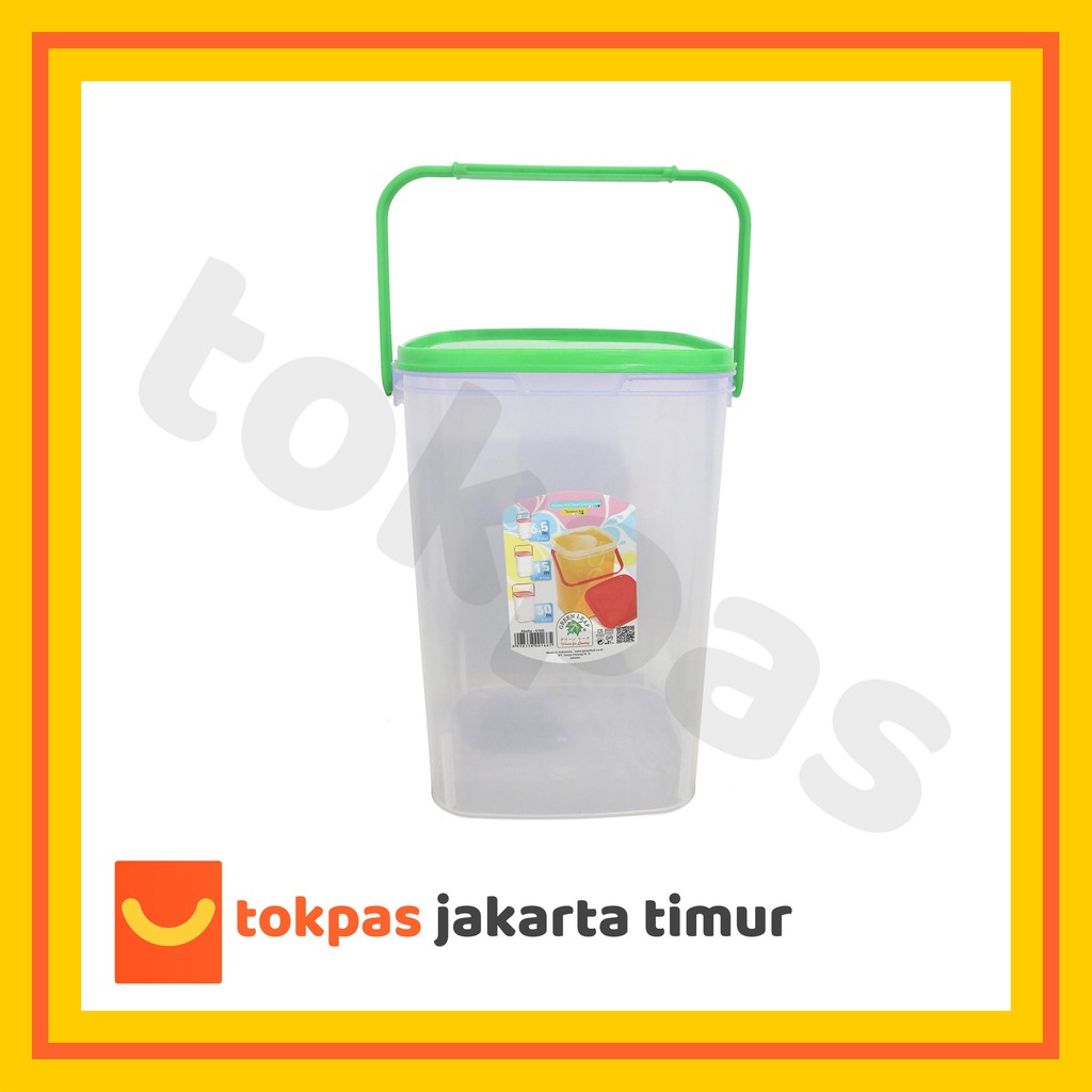 GOSEND GRAB ONLY Akuarium Es Buah 15 L Green Leaf Abella 0166
