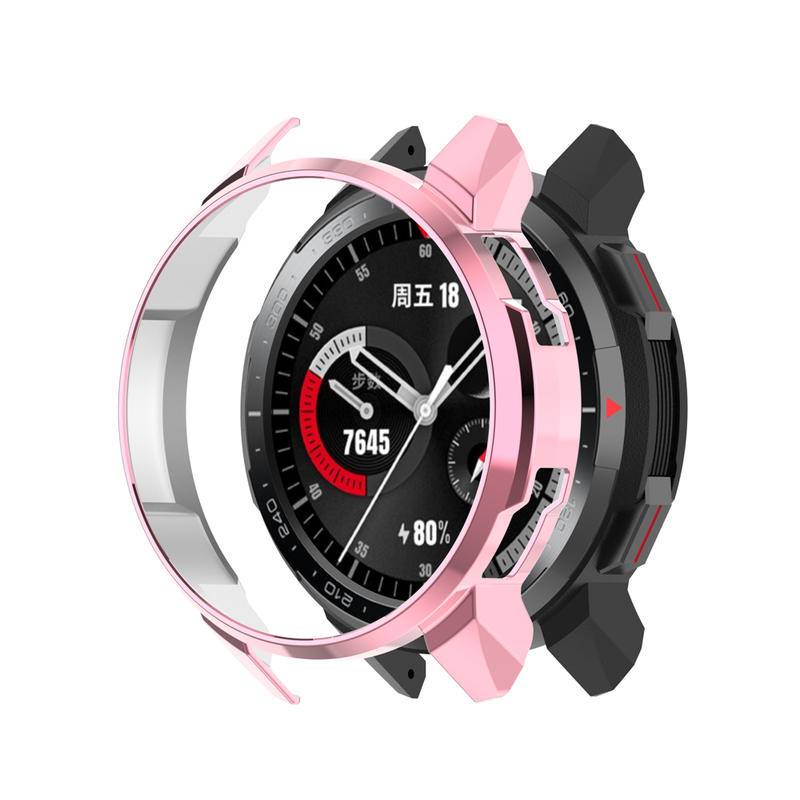 Case Pelindung Frame Bumper Plating PC Untuk Huawei Honor Watch GS Pro