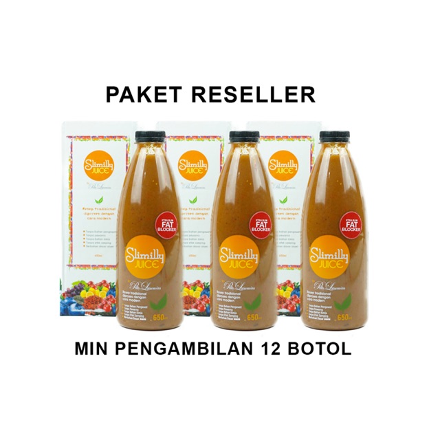 PAKET RESELLER SLIMILLY 12BOTOL