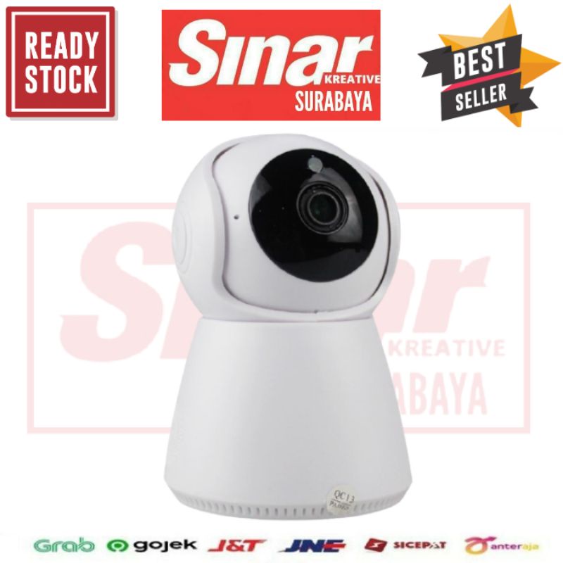 IP CAMERA CCTV SNOWMAN V380 MOTION DETECTOR INFRAMERAH - CCTV MURAH