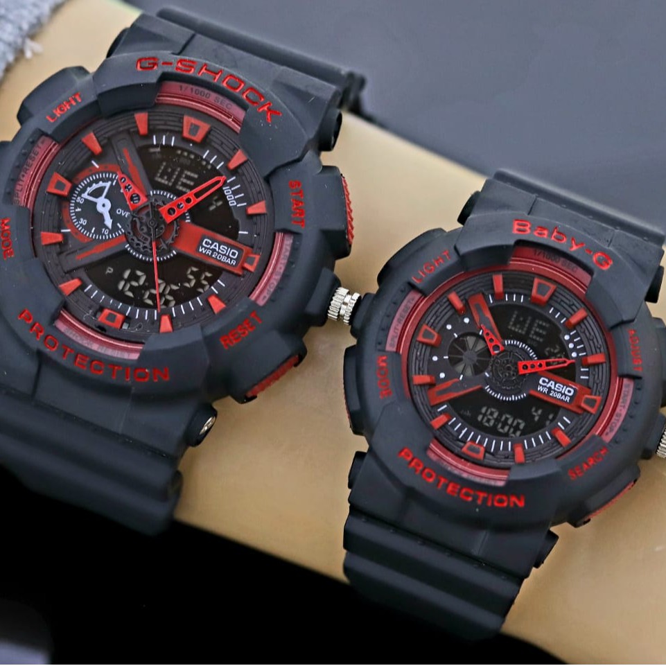 jam tangan pria/wanita couple g-shok casio anti air