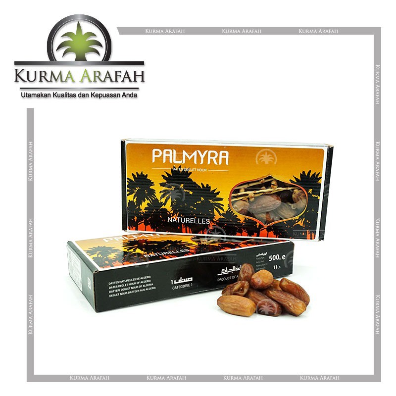 Kurma Tangkai Palmyra 500 gr Premium 1 karton (isi 12 box)