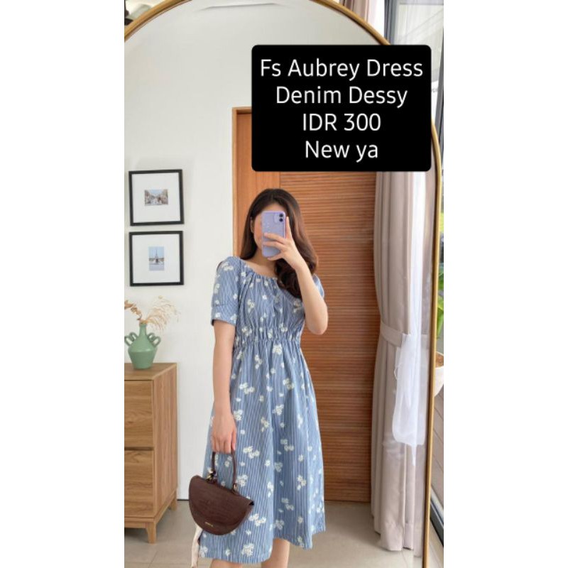Aubrey dress daisy denim by claryn the label
